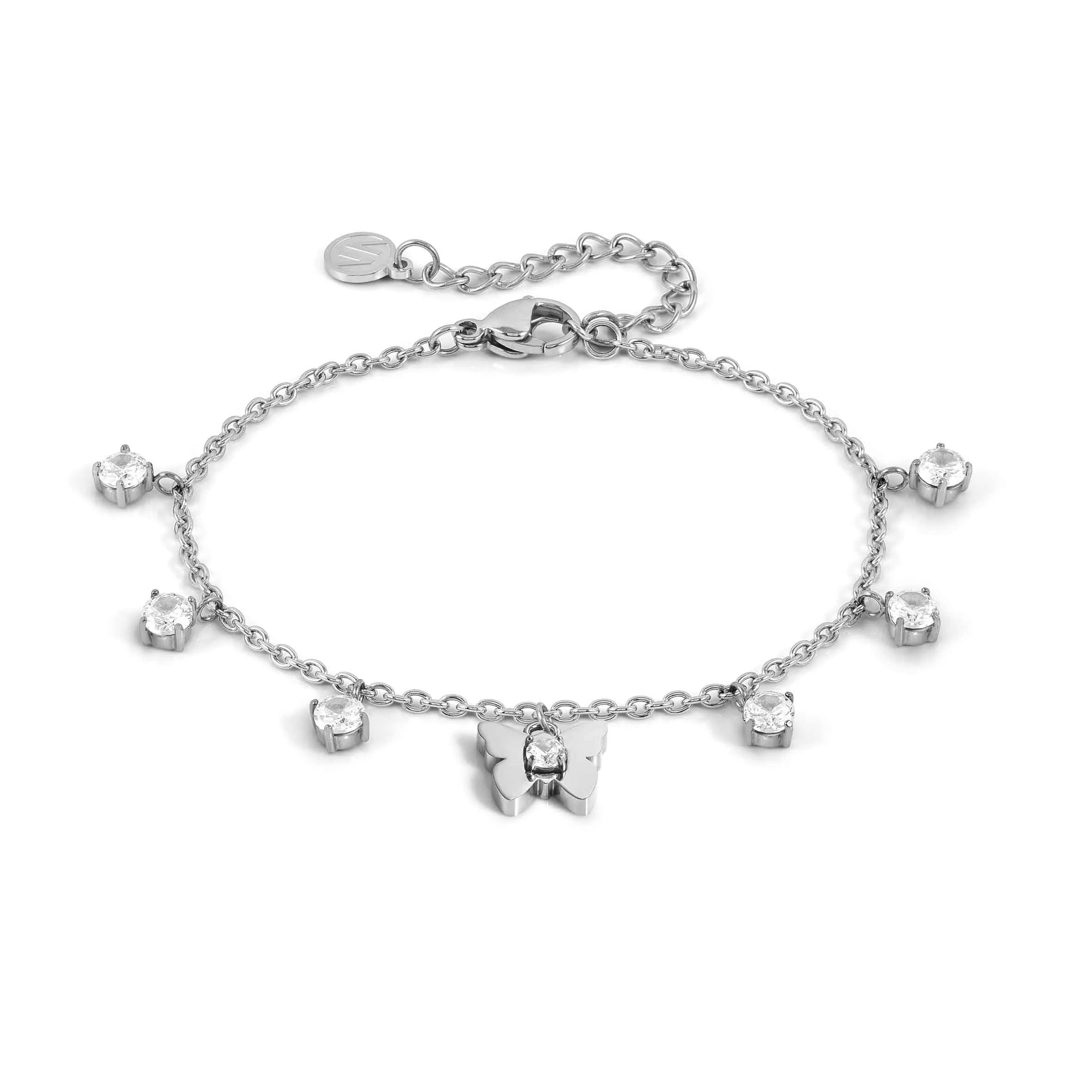 Bracciale Mysophie con farfalla e zirconi