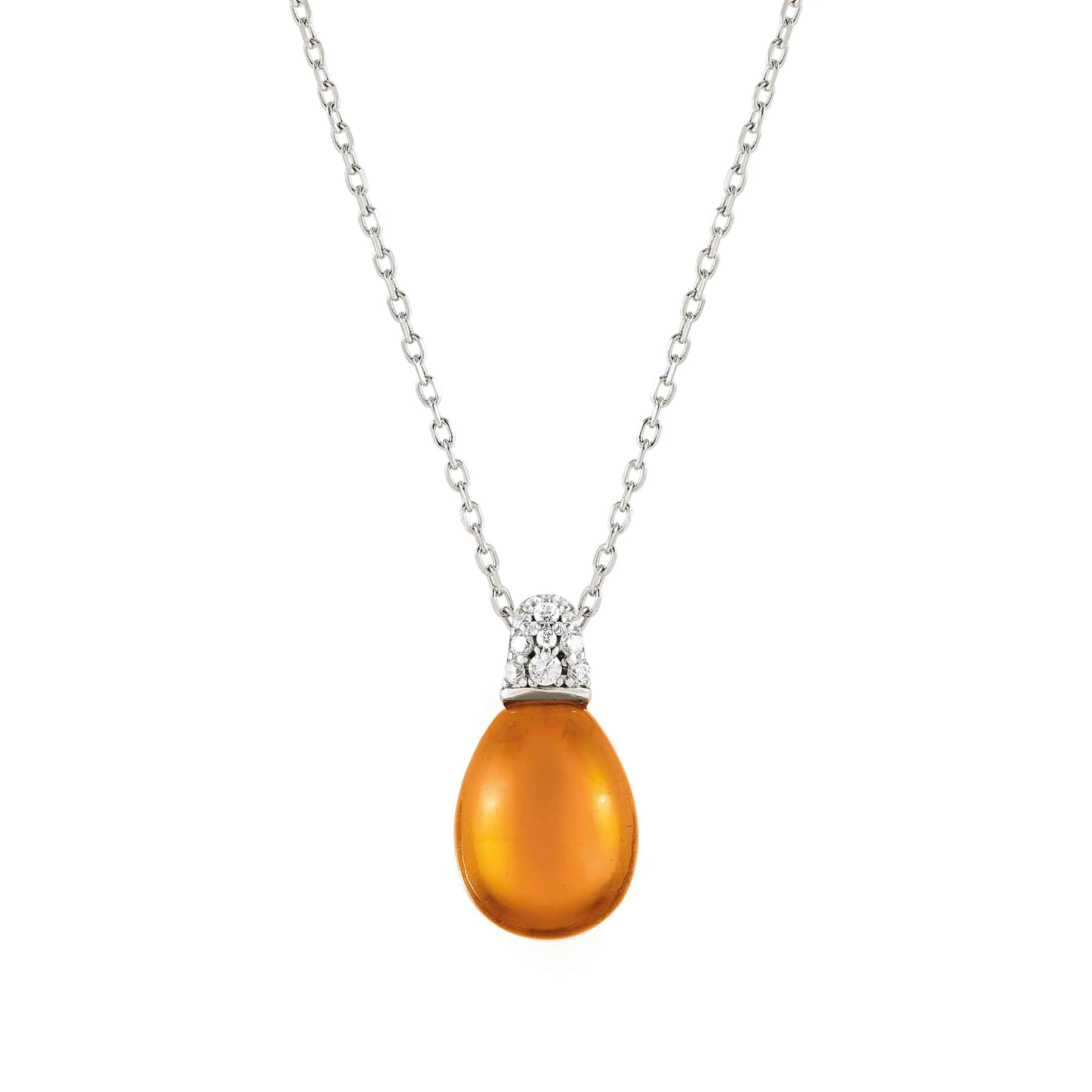 Collana MyRadiance con pietra Ambra