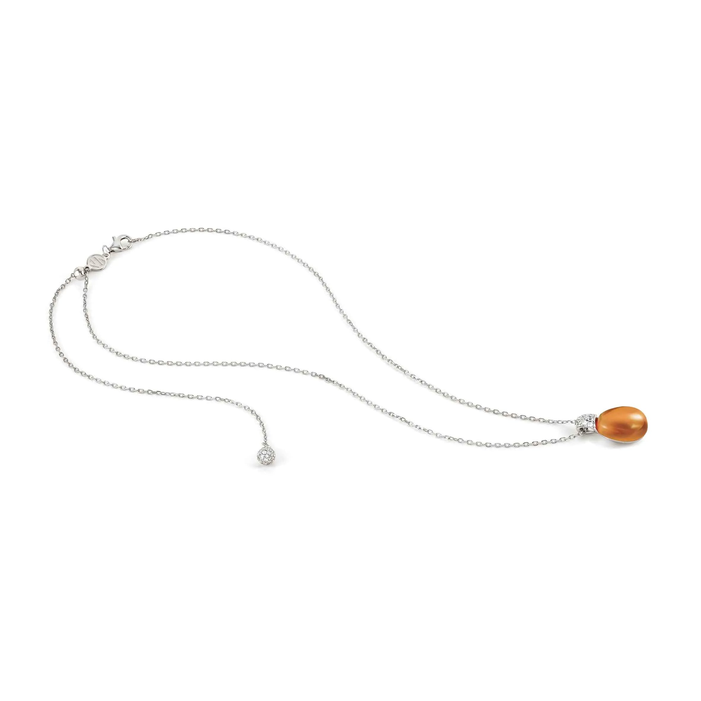 Collana MyRadiance con pietra Ambra