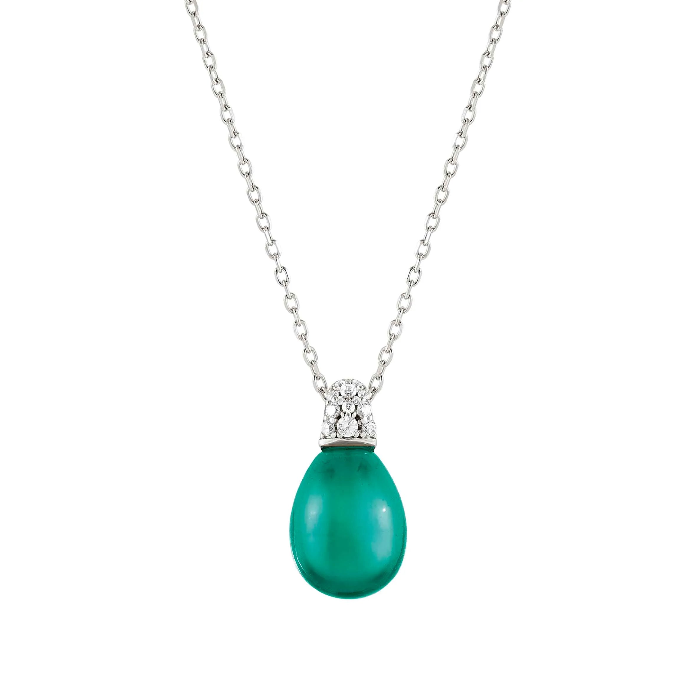 Collana MyRadiance con pietra Tormalina paraiba