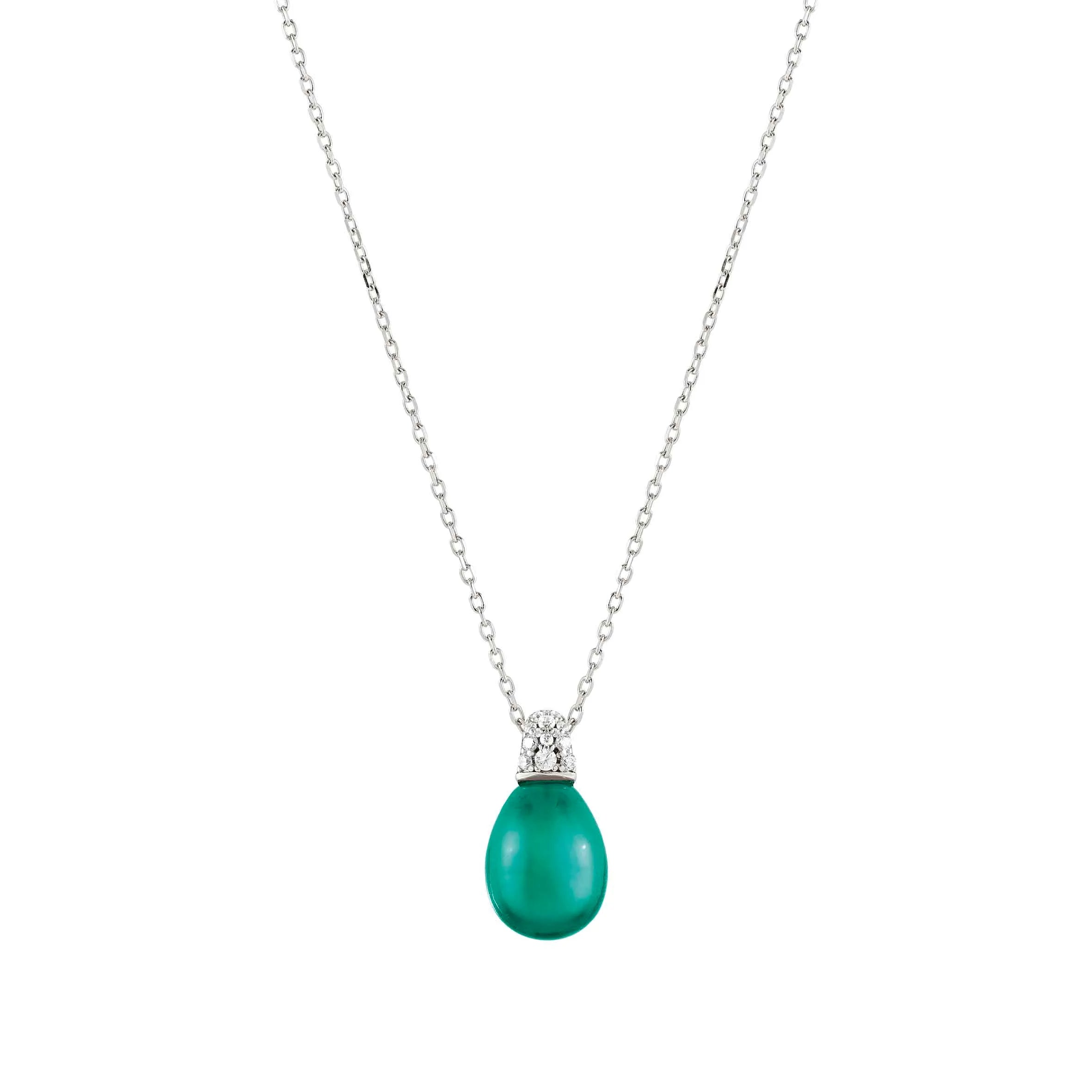 Collana MyRadiance con pietra Tormalina paraiba