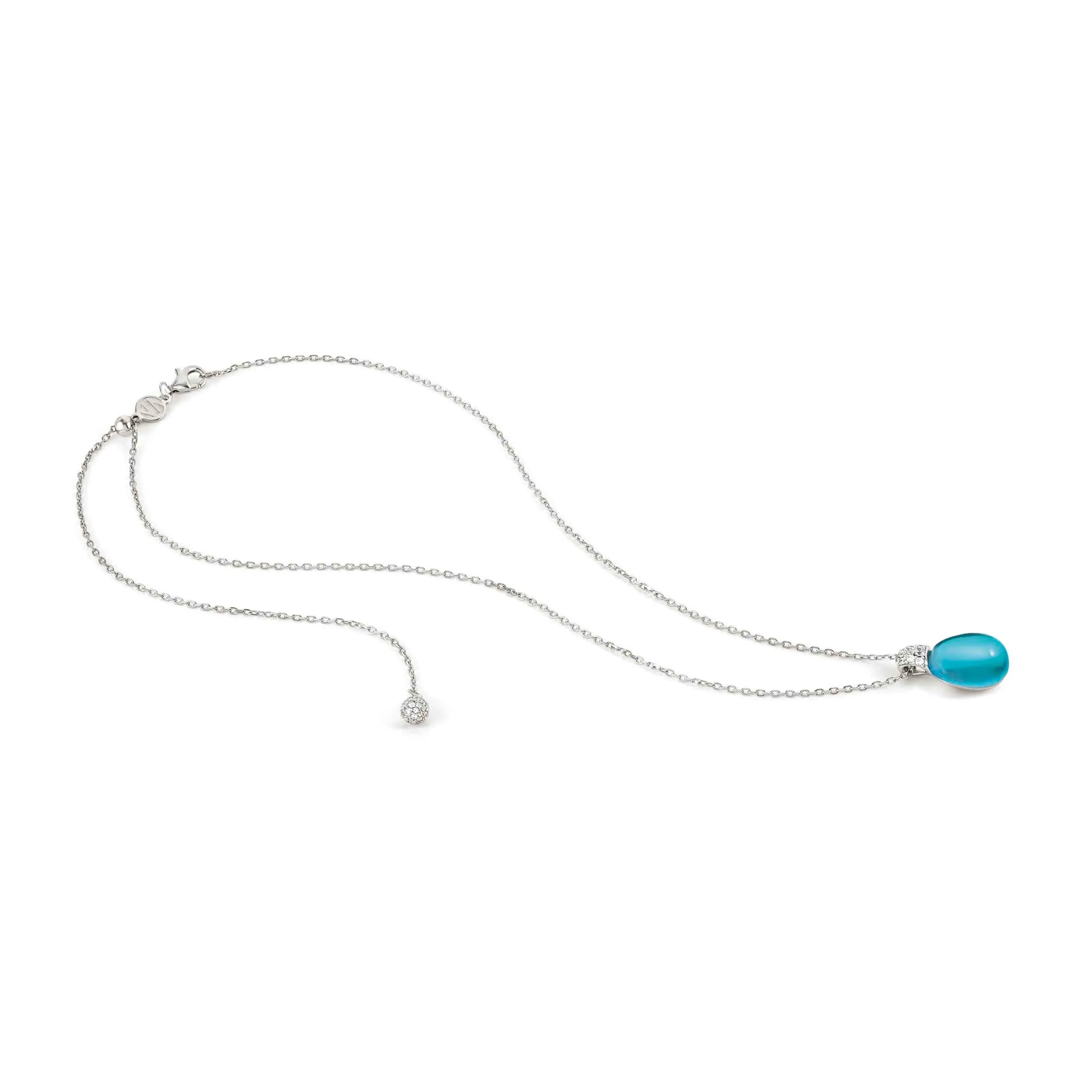 Collana MyRadiance con pietra Topazio azzurro