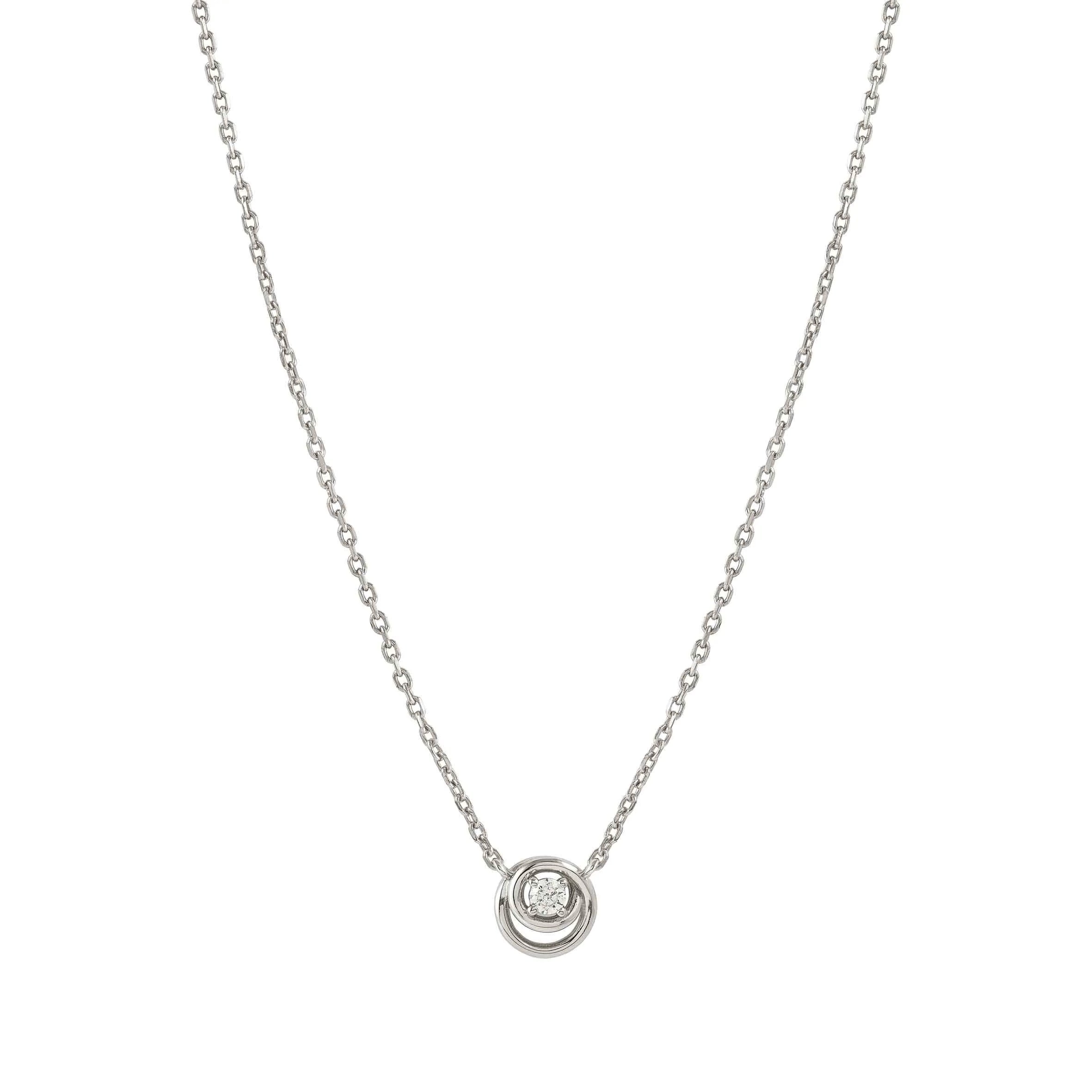 Collana Cosmiclove in argento con zircone